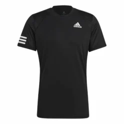 Adidas Club 3-stripe Tee (Black)