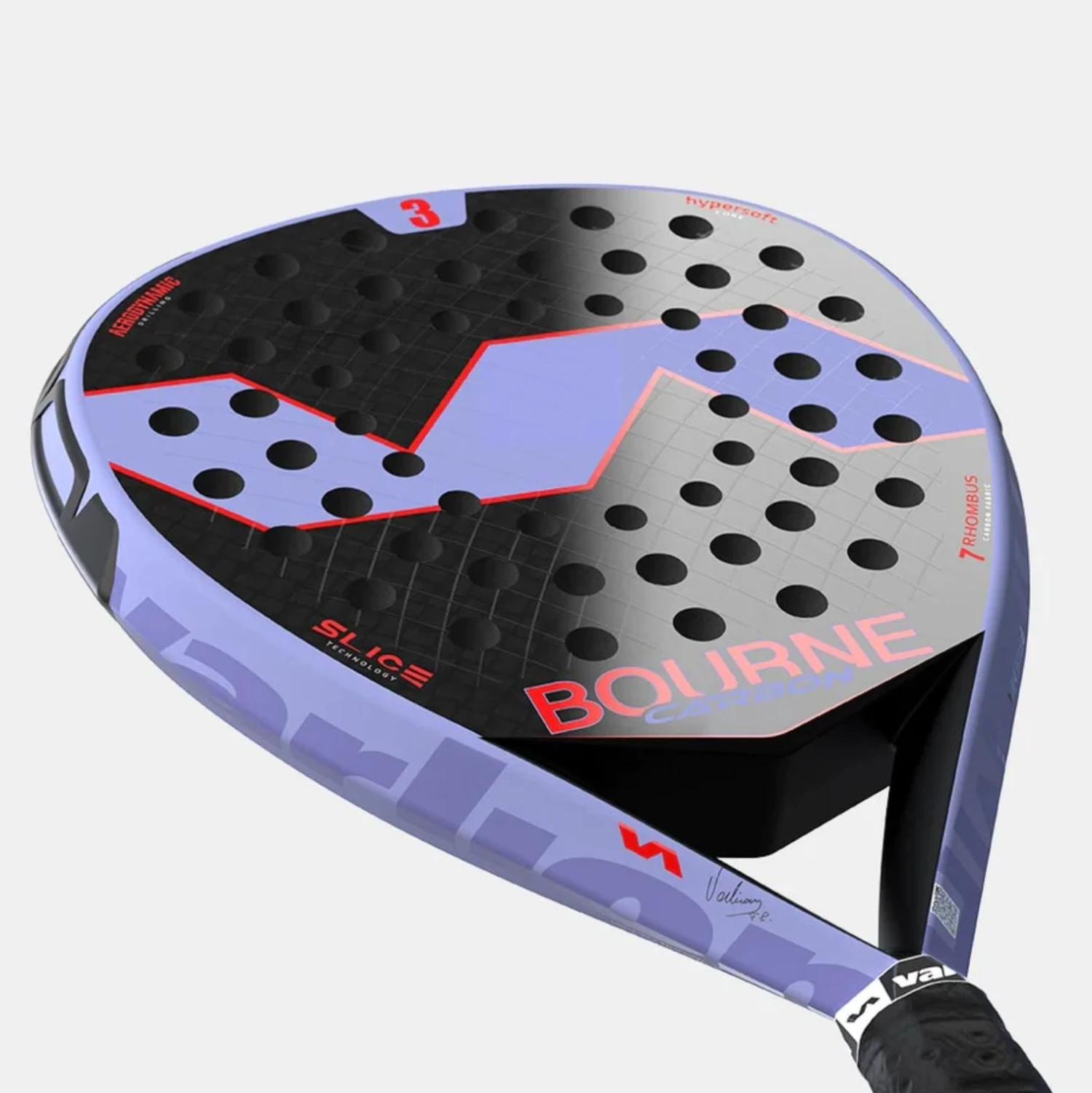 Varlion Bourne Carbon 3 Prisma Padel Racket - Image 5