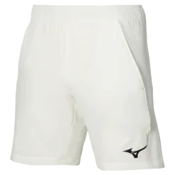 Mizuno 8" Flex Shorts (Mens, White)