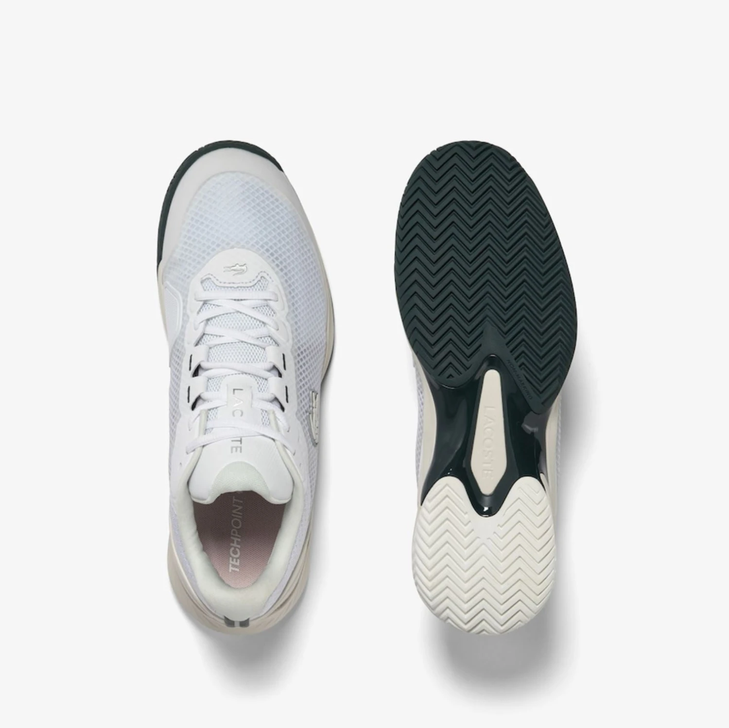 Lacoste Tech Point Padel Shoes (White/Green) - Image 2