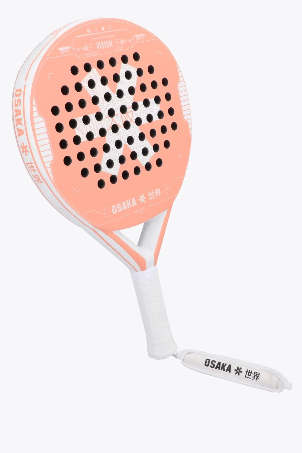 Osaka Vision Control 2023 Padelbat (Peach/White) - Image 2