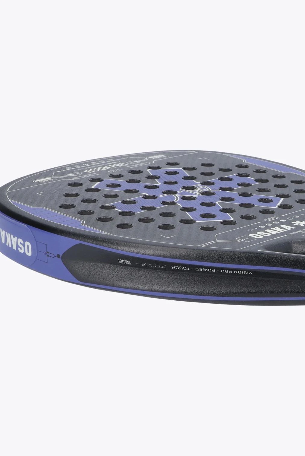Osaka Vision Pro Power Touch 2023 Padel Racket (Purple/Sand) - Image 5