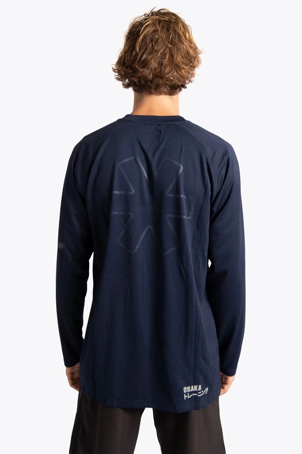 Osaka Men's Training Tee Long Sleeve (Navy) - Image 2