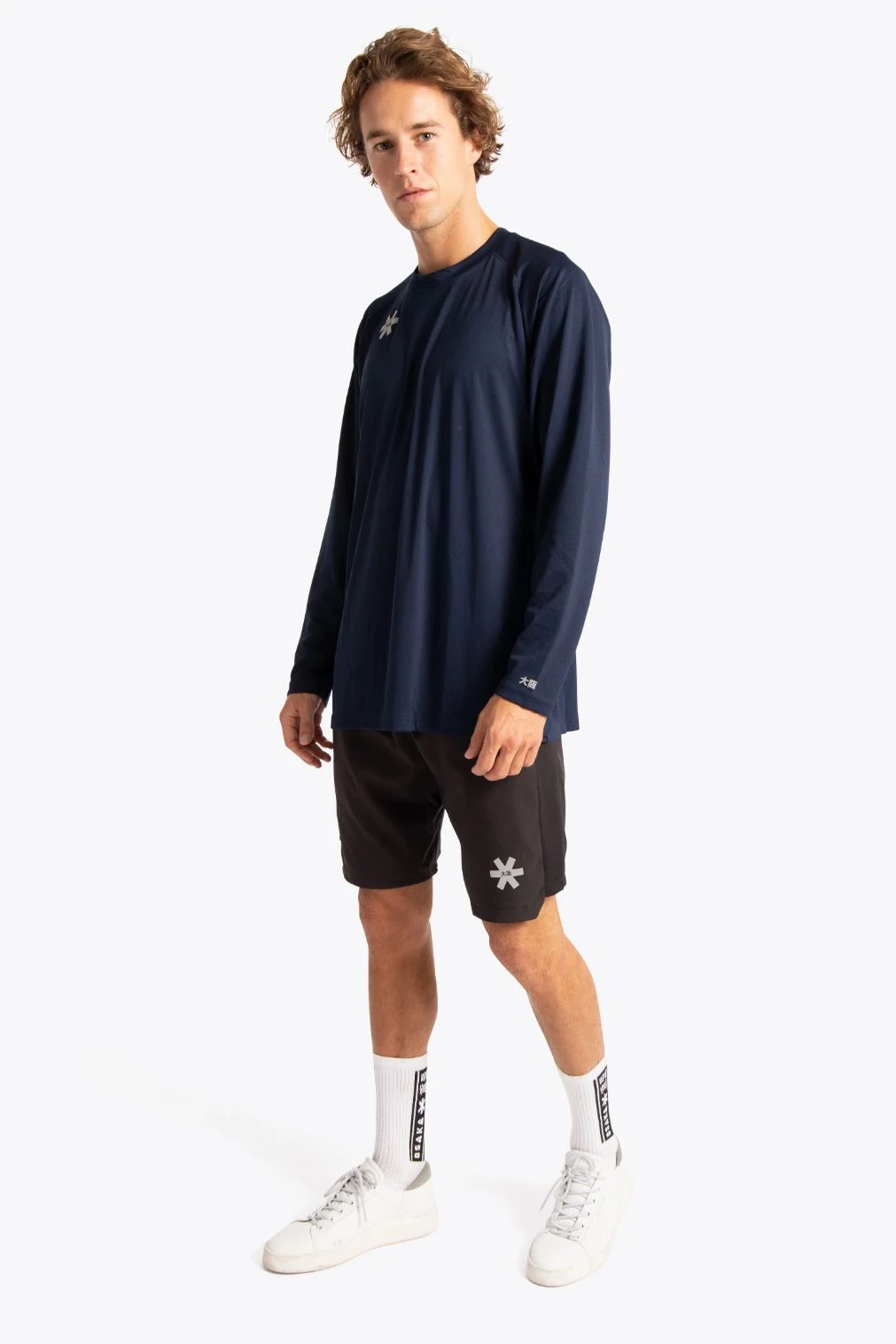 Osaka Men's Training Tee Long Sleeve (Navy) - Image 4
