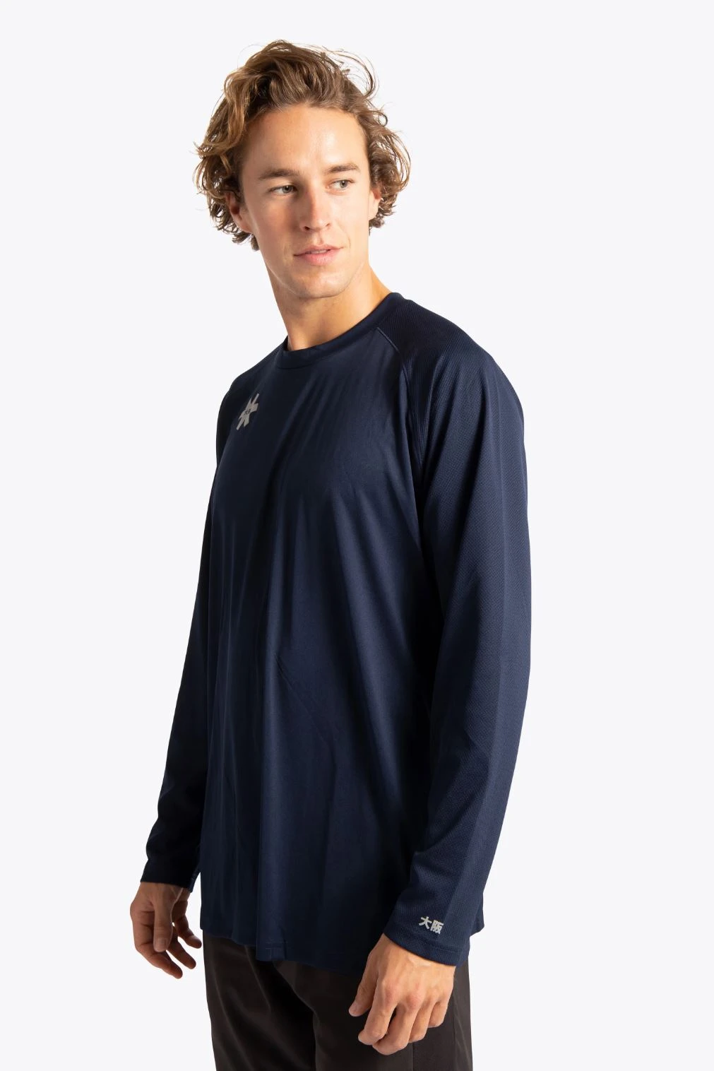 Osaka Men's Training Tee Long Sleeve (Navy) - Image 3