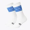 Osaka Socks 2-pack (White/Danube Blue)