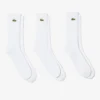 Lacoste Socks (3-Pack, Blanc)