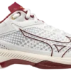 Mizuno Wave Exceed Tour 5 AC Women Padel Shoes (White/Cabernet/Papyrus)