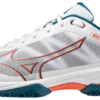 Mizuno Exceed Light CC Mens Padel Shoes (White/Orange)