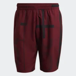 Adidas Club 3-Stripe Shorts (Dark Red)