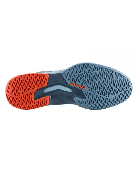 Head Sprint Team 3.5 Padel Shoes (Bluestone/Orange) - Image 4
