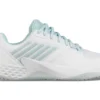 K-Swiss Womens Aero Court Padel Shoes (White/Light Blue)
