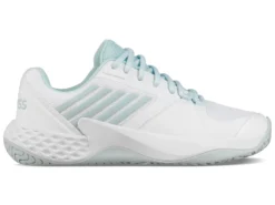 K-Swiss Womens Aero Court Padel Shoes (White/Light Blue)