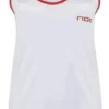 Nox Women's Top (White With Red Logo)