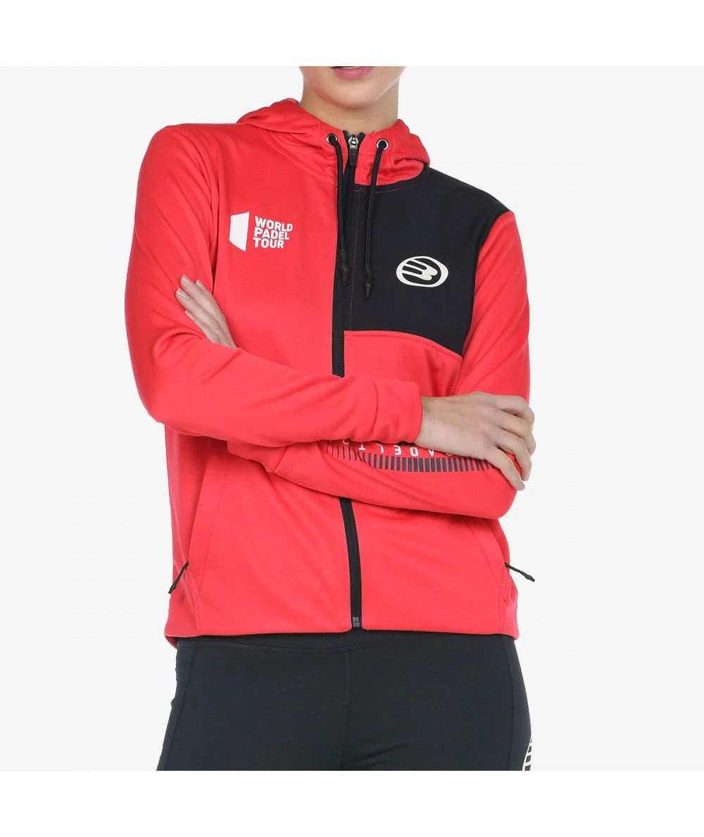Bullpadel Rodigal Women Sweatshirt (Neon Crimson) - Image 4
