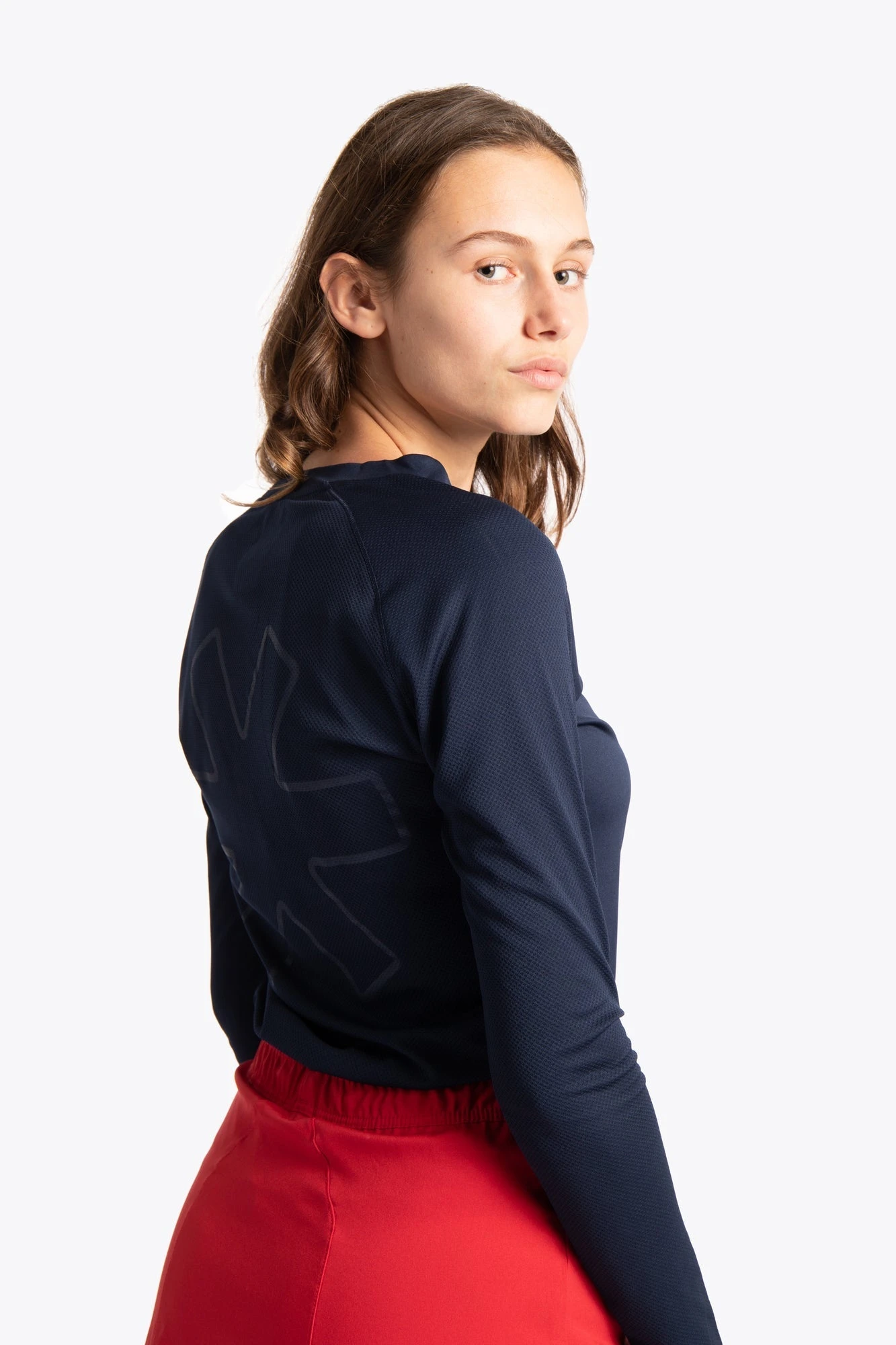 Osaka Women's Training Tee Long Sleeve (Navy) - Image 4