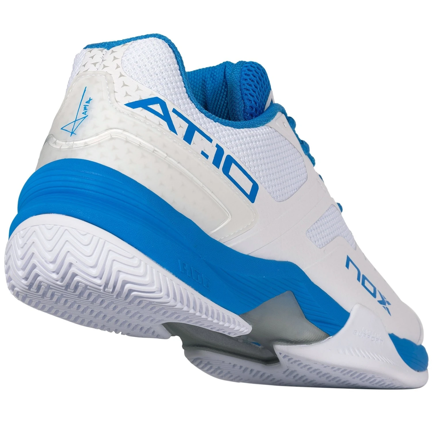 Nox AT10 Padel Shoes (White/Sea Navy) - Image 2
